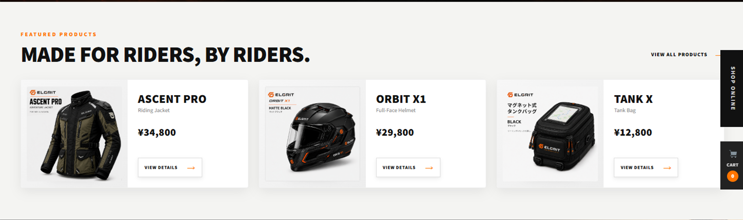 ELGRIT E-commerce Feature Design